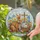 Fluffy Rabbit Baby Easter Eggs Spring Floral Cross - Easter Holiday Gift Stained Glass Suncatcher - 2