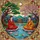 Meditating Figures Asian Temple River - Yoga Home Decor Gift Stained Glass Suncatcher - 5