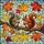 Squirrels Autumn Maple Leaves Branch - Home Decor Gift for Wildlife Lover Stained Glass Suncatcher - 5