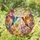 Hummingbirds Floral Stained Glass Mosaic - Home Decor Gift for Bird Lover Stained Glass Suncatcher - 1