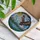Bald Eagle Mountain Lake Sun - Home Decor Gift for Wildlife Lover Stained Glass Suncatcher - 3