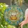 Maneki-neko Cat Golden Ingot Yuanbao Auspicious Cloud - Good Fortune Home Decor for Cat Lover Stained Glass Suncatcher - 2