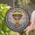 Striped Hot Air Balloon Compass Rose Cloud Formation Window Decor Gift for Explorer Stained Glass Suncatcher - 2