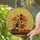 Autumn Still Life Wine Grapes Pumpkins Sunflowers - Fall Home Decor Gift Stained Glass Suncatcher - 2
