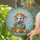Elephant Chef Mixing Vegetables - Kitchen Decor Gift for Cooking Enthusiast Stained Glass Suncatcher - 2