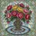 Tiffany Stained Glass Peony Bouquet Mosaic Vase - Home Decor for Flower Lover Stained Glass Suncatcher - 5