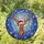 Reindeer Santa Hat Christmas Lights - Holiday Winter Decor Gift Stained Glass Suncatcher - 1