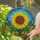 Vibrant Sunflower Mosaic Wave - Home Decor Gift for Plant Lover Stained Glass Suncatcher - 2