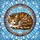 Brown Golden Striped Tabby Cat Radiating Lead Lines - Home Decor Gift for Cat Lover Stained Glass Suncatcher - 5