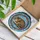 Brown Golden Striped Tabby Cat Radiating Lead Lines - Home Decor Gift for Cat Lover Stained Glass Suncatcher - 3