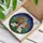 Holy Family Baby Jesus Angelic Sheep - Christmas Home Decor Gift Stained Glass Suncatcher - 3