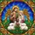 Holy Family Baby Jesus Angelic Sheep - Christmas Home Decor Gift Stained Glass Suncatcher - 5