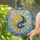 Yin Yang Symbol Radiant Sun Crescent Moon Celestial Stars Clouds Swirls - Home Decor Gift Stained Glass Suncatcher - 2