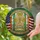 Golden Celtic Knot Shamrock Irish American Flag - 250th Anniversary Commemoration Stained Glass Suncatcher - 2