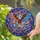 Bald Eagle American Flag USA - Independence Day Gift for Veterans Stained Glass Suncatcher - 2