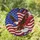 Bald Eagle American Flag - Independence Day Gift for Veterans Stained Glass Suncatcher - 1