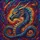 Dragon Head Stained Glass Mosaic - Home Decor Gift for Dragon Lover Stained Glass Suncatcher - 5