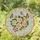 Blooming Peach Orange Roses Butterflies - Garden Lover Home Decor Gift Stained Glass Suncatcher - 1