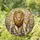 Lioness Lion Laurel Wreath Sun - Home Decor Gift for Wildlife Lover Stained Glass Suncatcher - 1