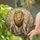Lioness Lion Laurel Wreath Sun - Home Decor Gift for Wildlife Lover Stained Glass Suncatcher - 2