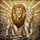 Lioness Lion Laurel Wreath Sun - Home Decor Gift for Wildlife Lover Stained Glass Suncatcher - 5