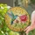 Iridescent Hummingbird Rose Tiffany Stained Glass Mosaic - Home Decor Gift for Garden Lover Stained Glass Suncatcher - 2
