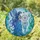 Fairy Blue Butterfly Dreamcatcher Amethyst Gem Leafy Forms Insect Accents - Home Decor Gift Stained Glass Suncatcher - 1