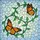 Monarch Butterflies Tiffany Stained Glass Vine Accent - Home Decor Gift for Wildlife Lovers Stained Glass Suncatcher - 5