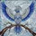 Ornate Bejeweled Crystalline Bird Celestial Swirls - Home Decor Gift for Bird Lovers Stained Glass Suncatcher - 5
