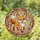 Fox-Dog Hybrid Wind Sun Rays Leaf Blossom - Home Decor Gift for Fox Lover Stained Glass Suncatcher - 1