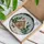 Gingerbread House Winter Snow Scene Candy Canes - Christmas Holiday Decor Gift Stained Glass Suncatcher - 3