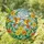 Hummingbirds Perched Floral Mosaic - Home Decor Gift for Bird Lovers Stained Glass Suncatcher - 1
