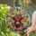 Highland Cow Wildflower - Farmhouse Decor Gift for Cow Lover Stained Glass Suncatcher - 2