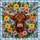 Highland Cow Wildflower - Farmhouse Decor Gift for Cow Lover Stained Glass Suncatcher - 5