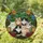 Seven Cats Blooming Roses Geometric Mosaic - Home Decor Gift for Cat Lover Stained Glass Suncatcher - 1