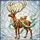 Majestic Reindeer Sleigh Glowing Stars Celestial Winter - Holiday Home Decor Gift Stained Glass Suncatcher - 5