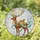 Majestic Reindeer Sleigh Glowing Stars Celestial Winter - Holiday Home Decor Gift Stained Glass Suncatcher - 1