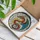 Majestic Rainbow Dragon Coiled in Circular Form - Dragon Lover Home Decor Gift Stained Glass Suncatcher - 3