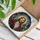 Jesus Christ Bust Rose Bloom Foliage Mosaic Halo - Home Decor Gift for Faith Lover Stained Glass Suncatcher - 3