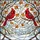 Red Cardinals Autumn Leaves Winter Landscape - Wildlife Lover Home Decor Gift Stained Glass Suncatcher - 5