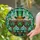 Ornate Festive St. Patrick's Day Goblets Leprechaun Hat Shamrocks - Holiday Decor Stained Glass Suncatcher - 2