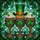 Ornate Festive St. Patrick's Day Goblets Leprechaun Hat Shamrocks - Holiday Decor Stained Glass Suncatcher - 5