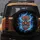 Tiki Mask Tribal Wood Carving Blue Fire Energy - Home Decor Gift Spare Tire Cover - 5