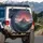 Tennessee State Flag Mountain Pine Forest Cloudscape - Tennessee Pride Gift Spare Tire Cover - 3