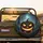 Menacing Jack-o'-Lantern Twisted Tree Branches Nocturnal Forest - Halloween Decor Spare Tire Cover - 2