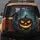 Menacing Jack-o'-Lantern Twisted Tree Branches Nocturnal Forest - Halloween Decor Spare Tire Cover - 5