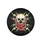 Human Skull Rose Lightning Thorns Smoke Mist - Gothic Home Decor Gift for Rock Music Fan Spare Tire Cover - 4