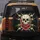 Human Skull Rose Lightning Thorns Smoke Mist - Gothic Home Decor Gift for Rock Music Fan Spare Tire Cover - 5
