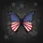 Butterfly American Flag Wings - Independence Day Gift for Patriotic Collectors Spare Tire Cover - 6