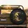 Gold Crescent Moon Skull Stars - Cosmic Night Decor Gift for Mystery Lover Spare Tire Cover - 2